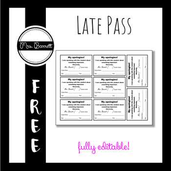 printable hall passes