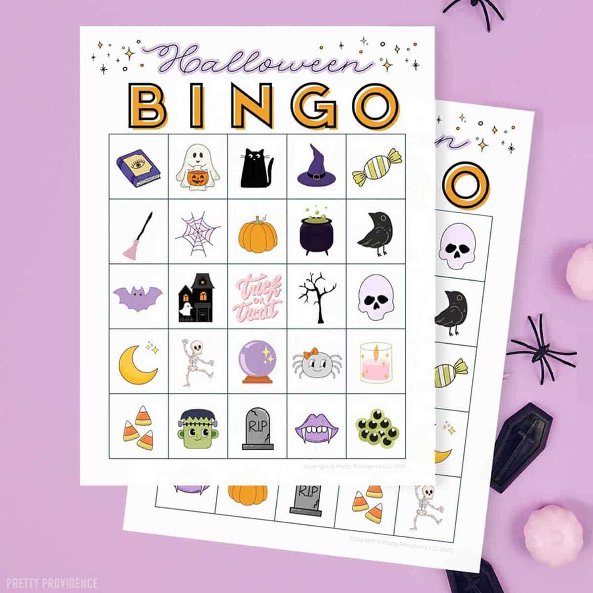halloween bingo cards printable free