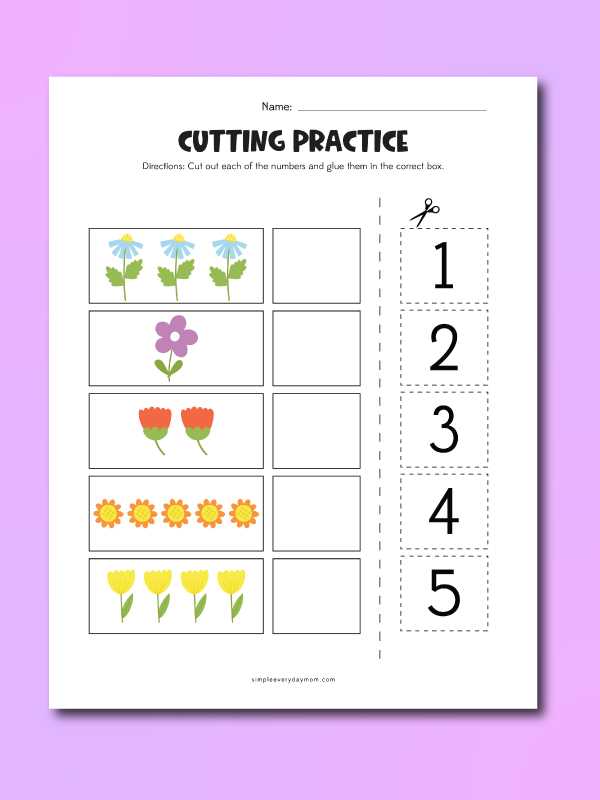 cutting practice printables free