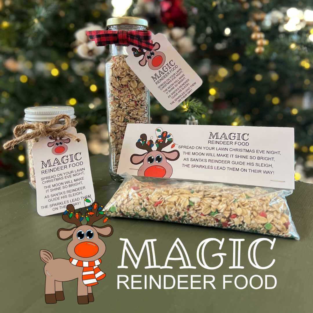 free printable magical reindeer food poem