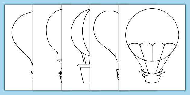 printable hot air balloon