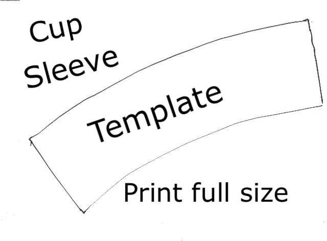 printable coffee cup template