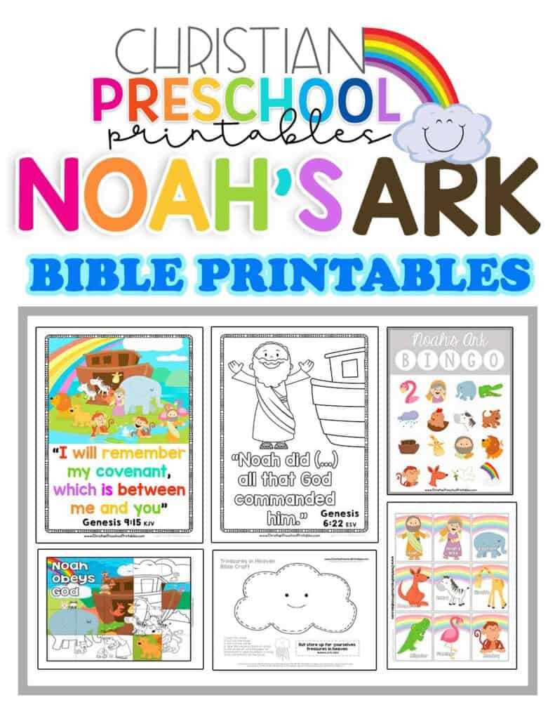noahs ark craft printable free
