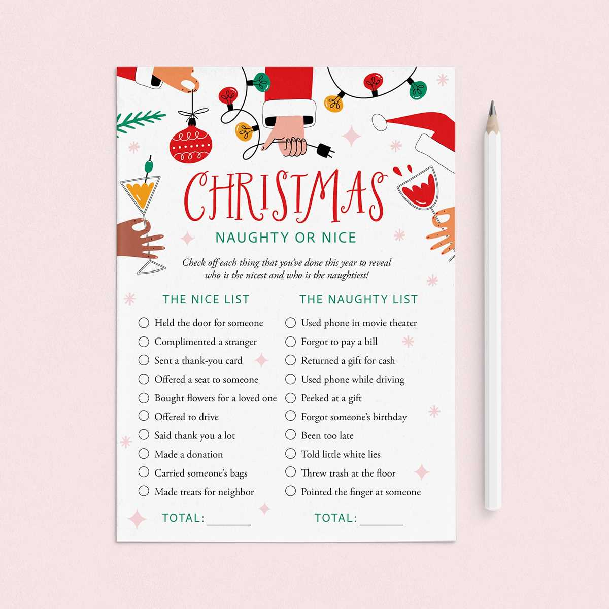 printable naughty nice list