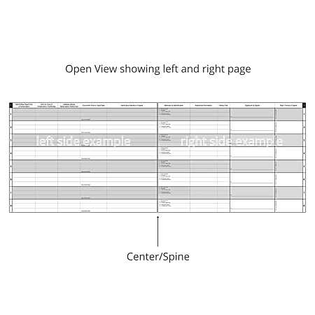 notary journal page printable