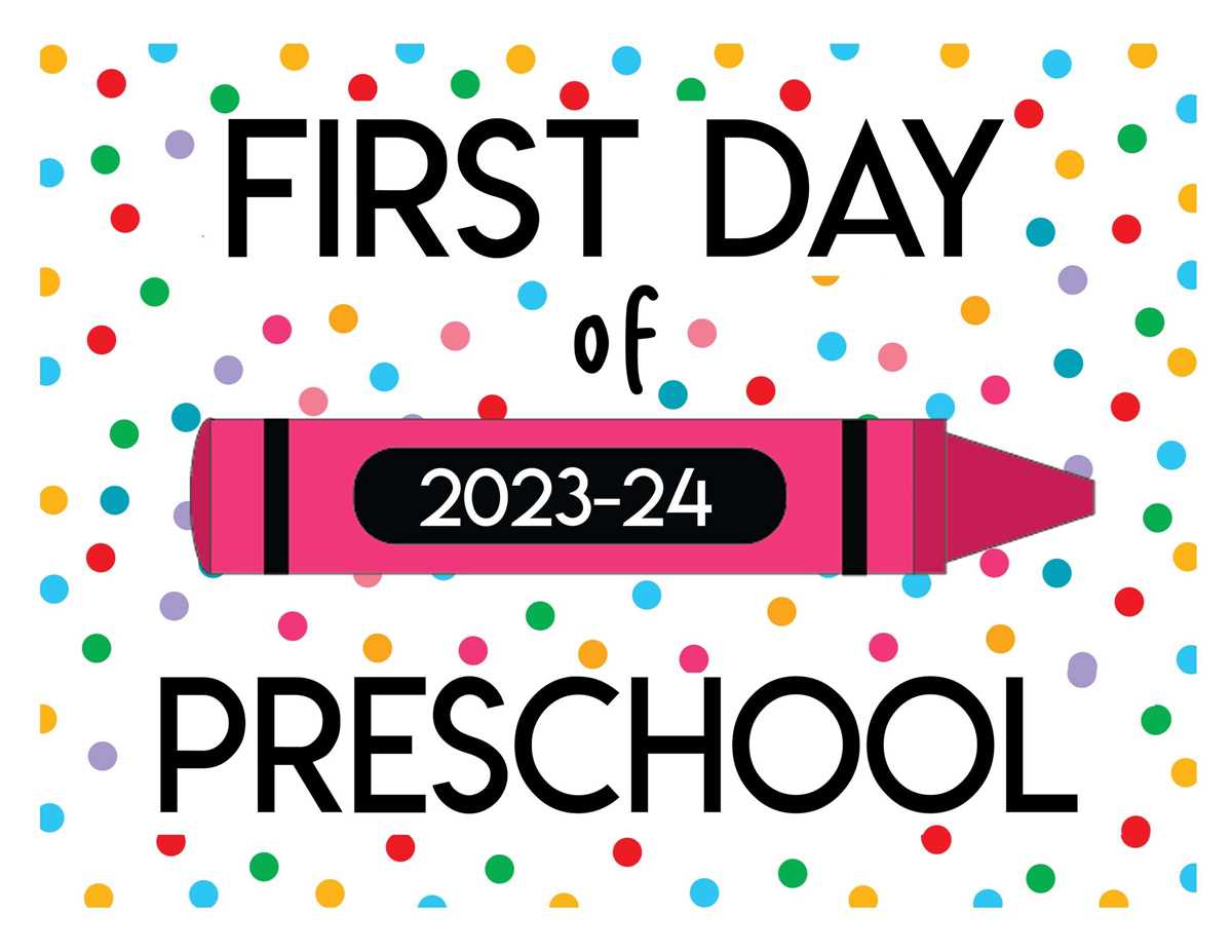 printable first day of school signs