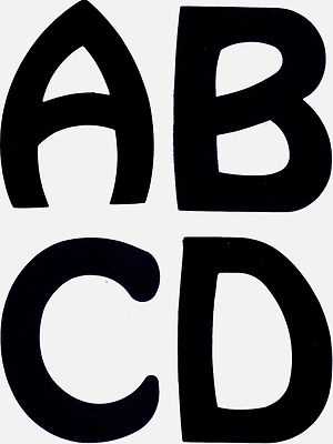 bold printable letters