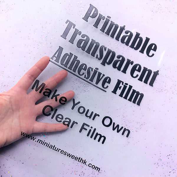 transparent printable stickers