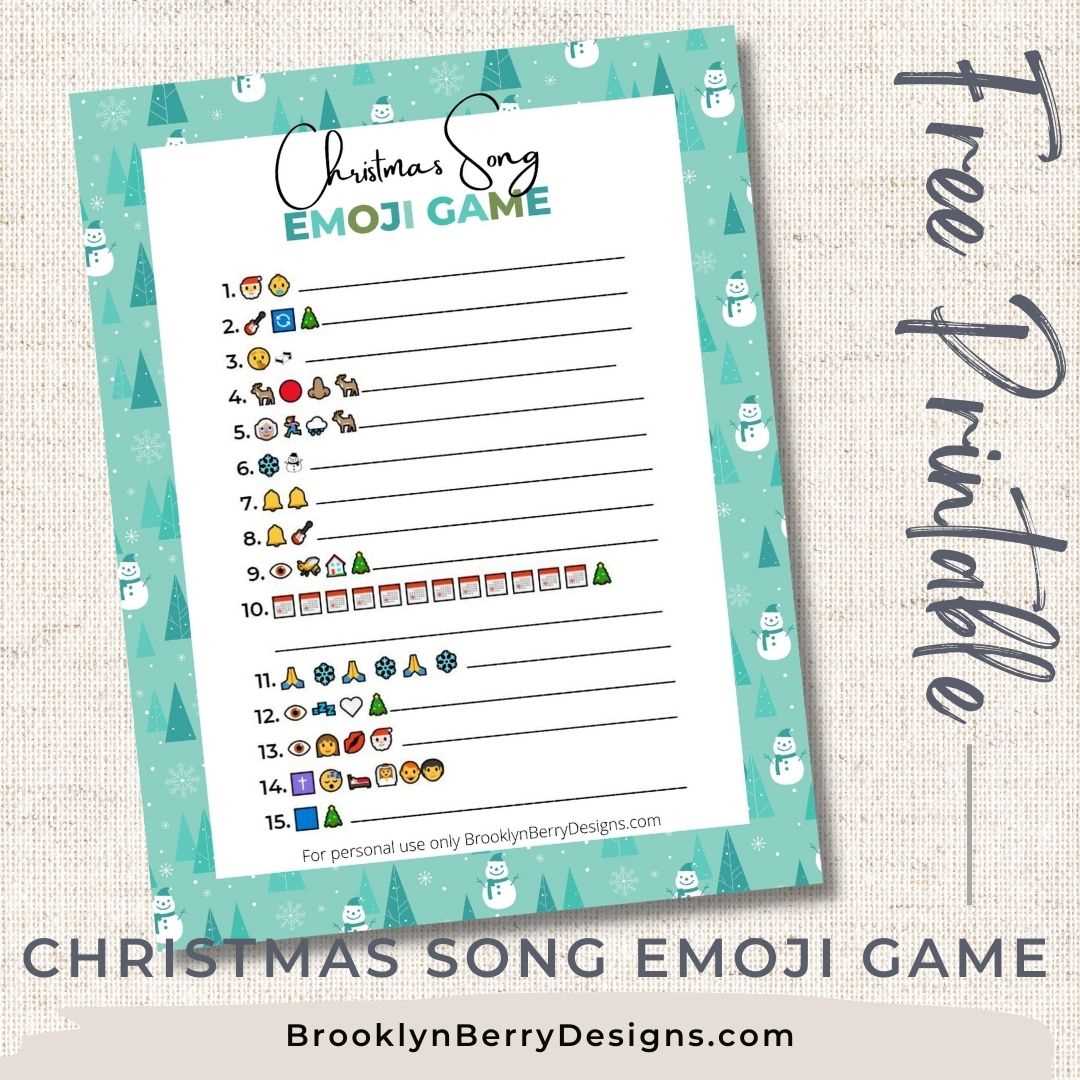 free printable xmas games