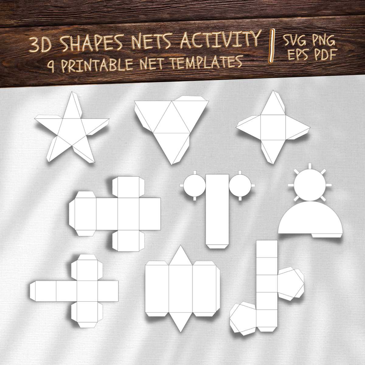 3d shape nets printable