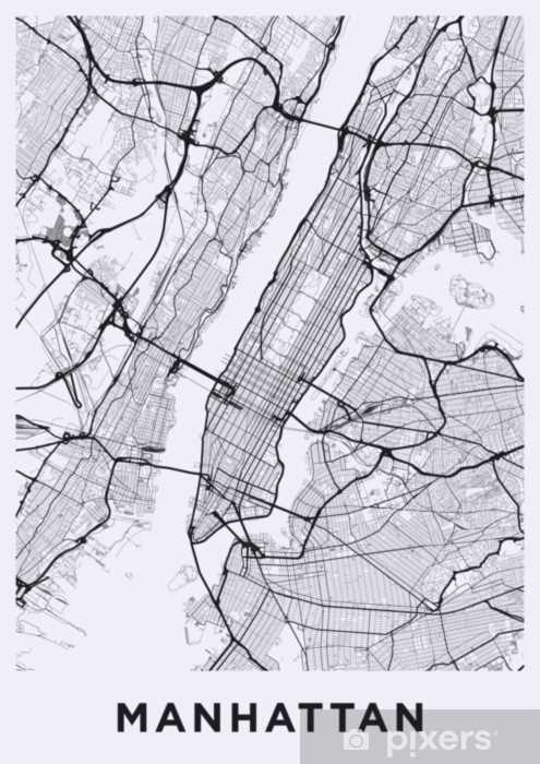 printable street map of manhattan ny