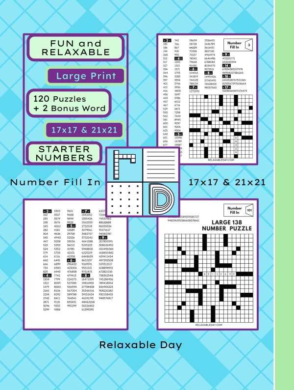 number fill it in puzzles printable