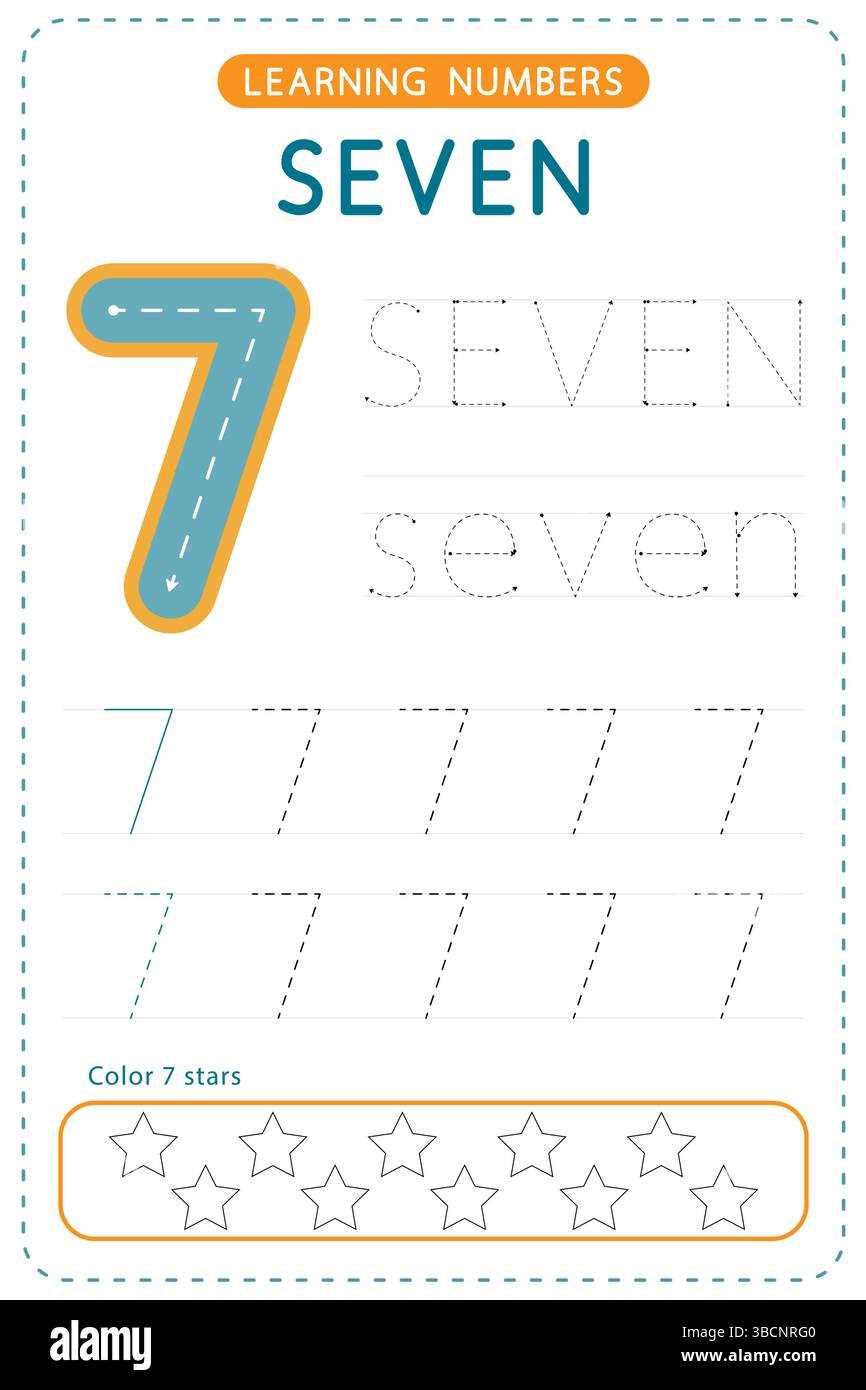 number practice printables