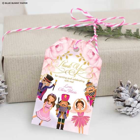 nutcracker gift tags printable
