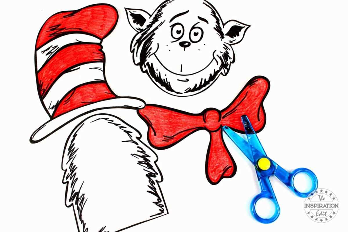 cat in the hat face printable
