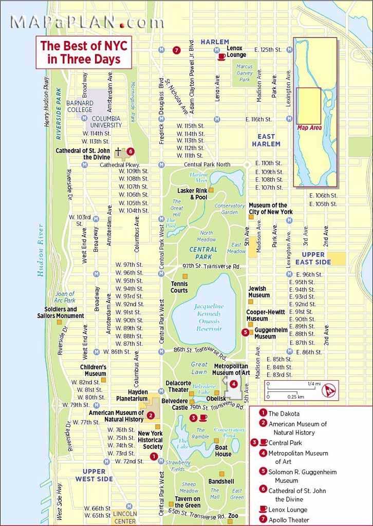 nyc midtown map printable
