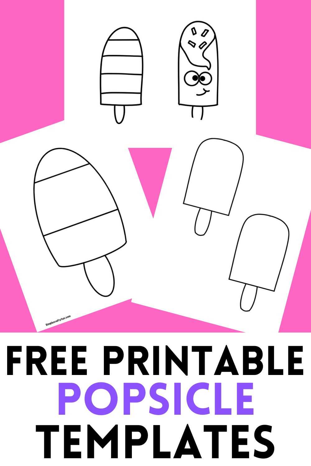 popsicle template printable free