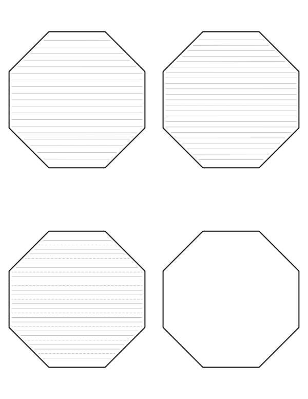 octagon shape printable