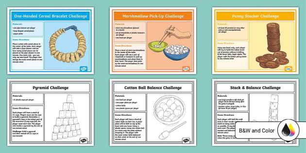 printable minute to win it games