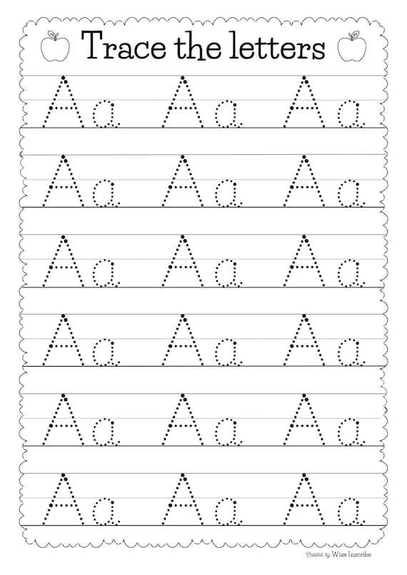 alphabet printable sheets