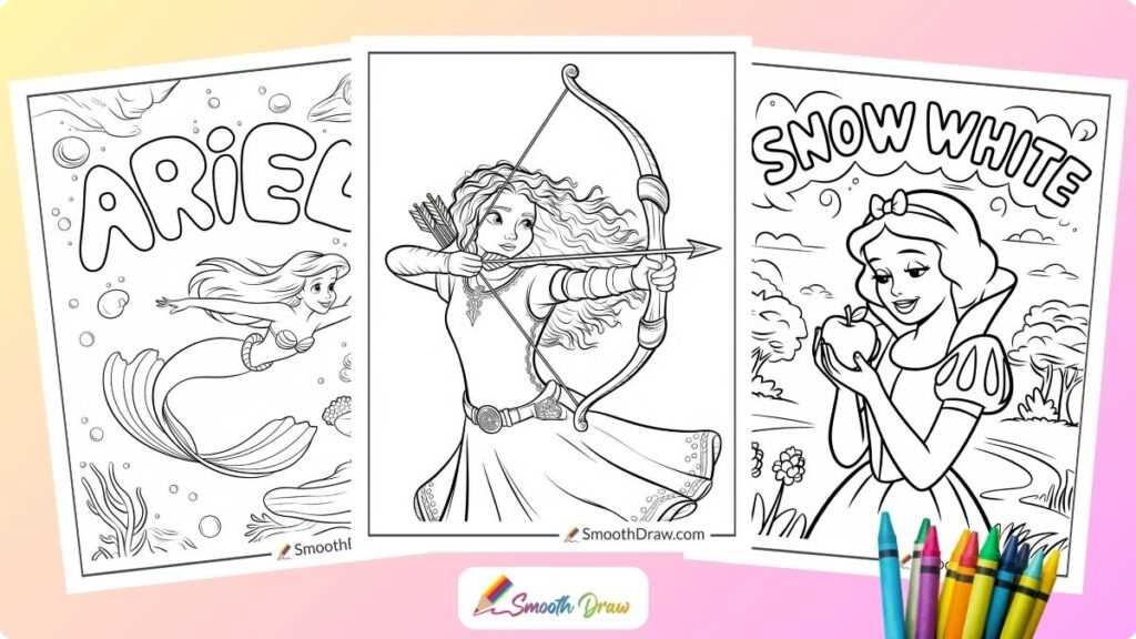 princesses coloring pages printable