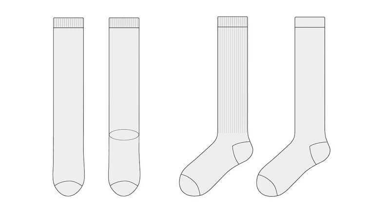 sock template printable