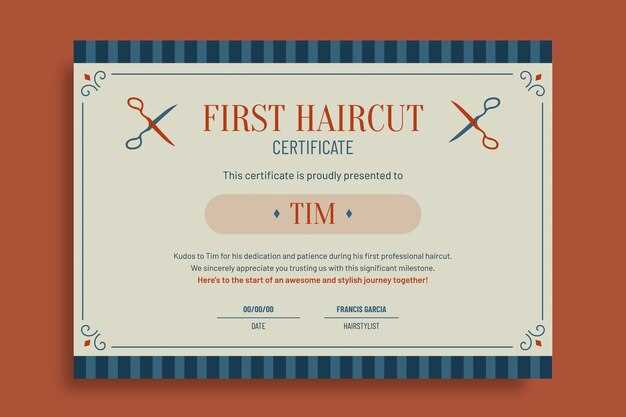 free printable first haircut certificate