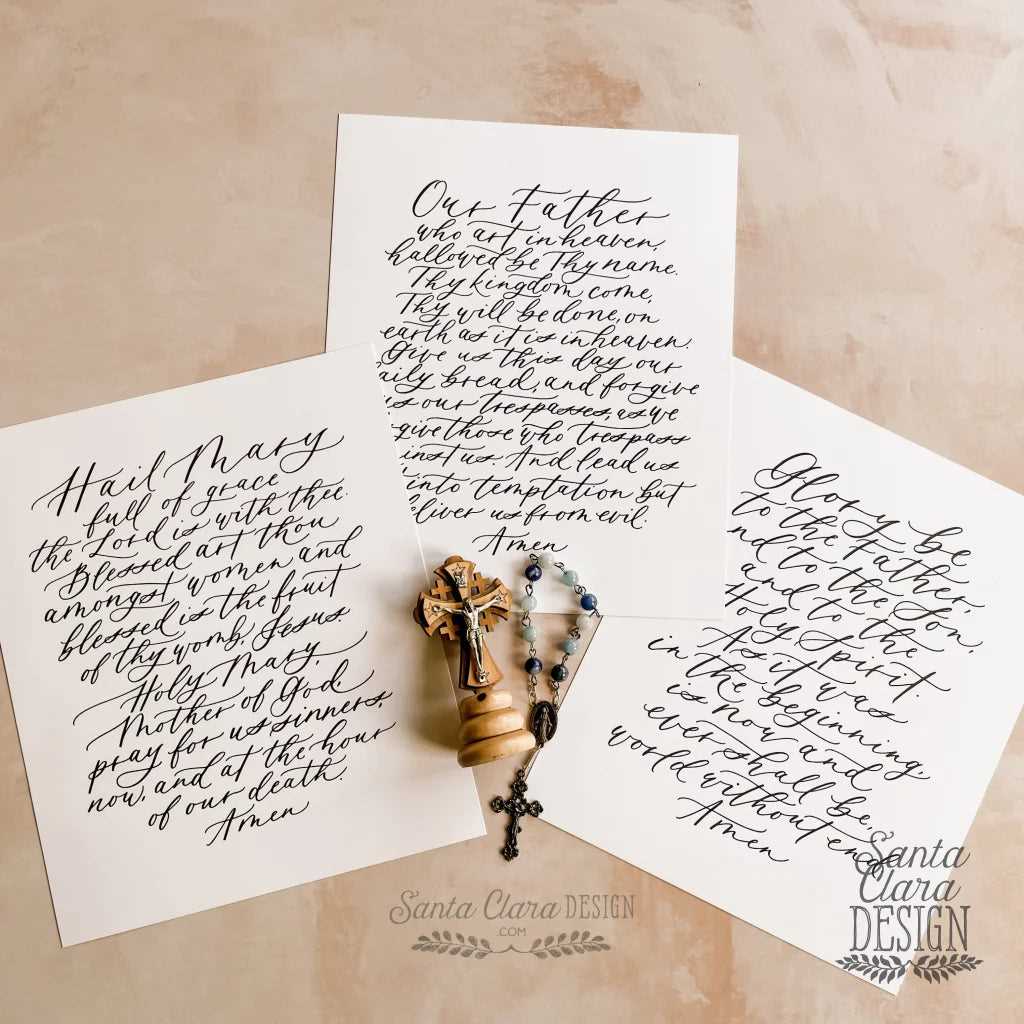 our father prayer printable