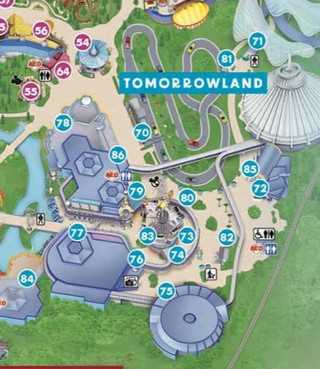 magic kingdom park map printable