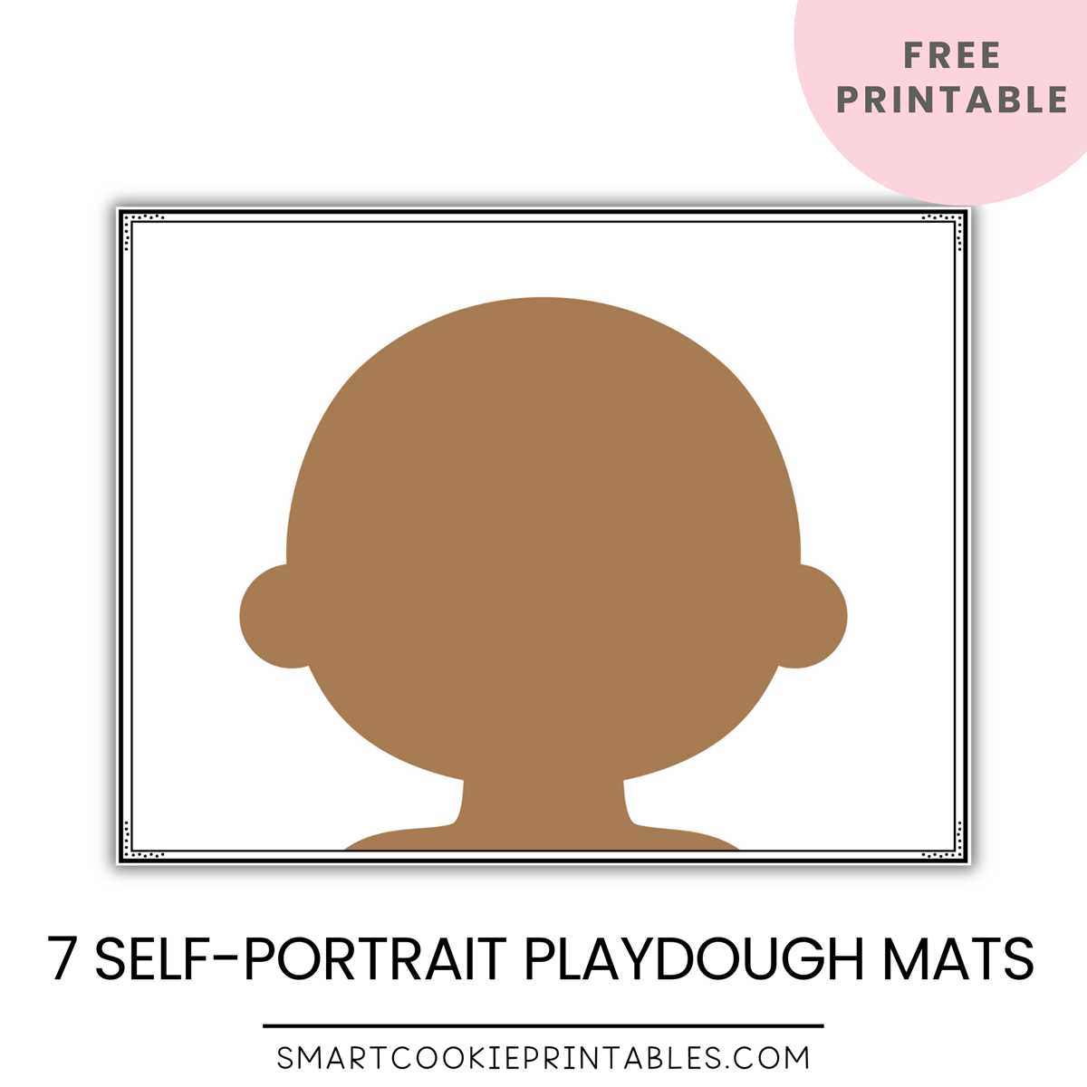 self portrait template printable
