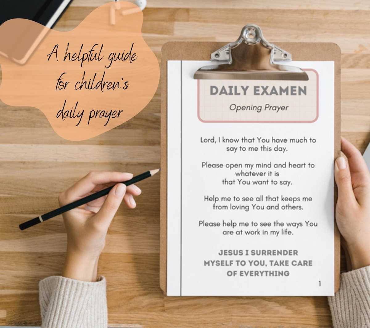 daily examen printable