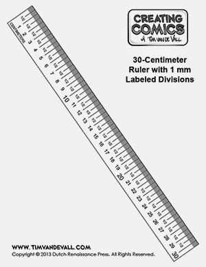 centimeters ruler printable