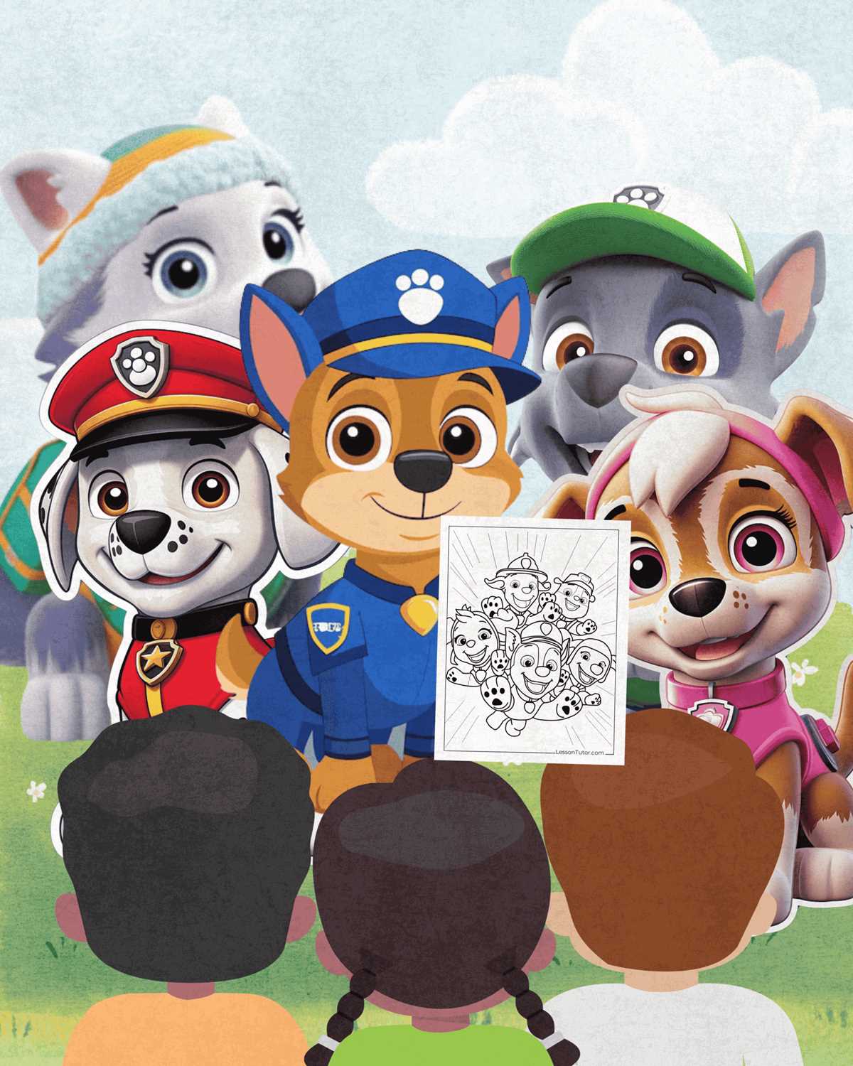 chase paw patrol printable