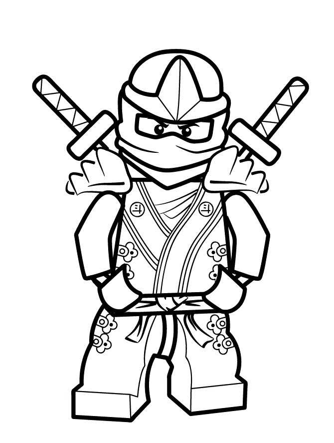 printable coloring pages of ninjago
