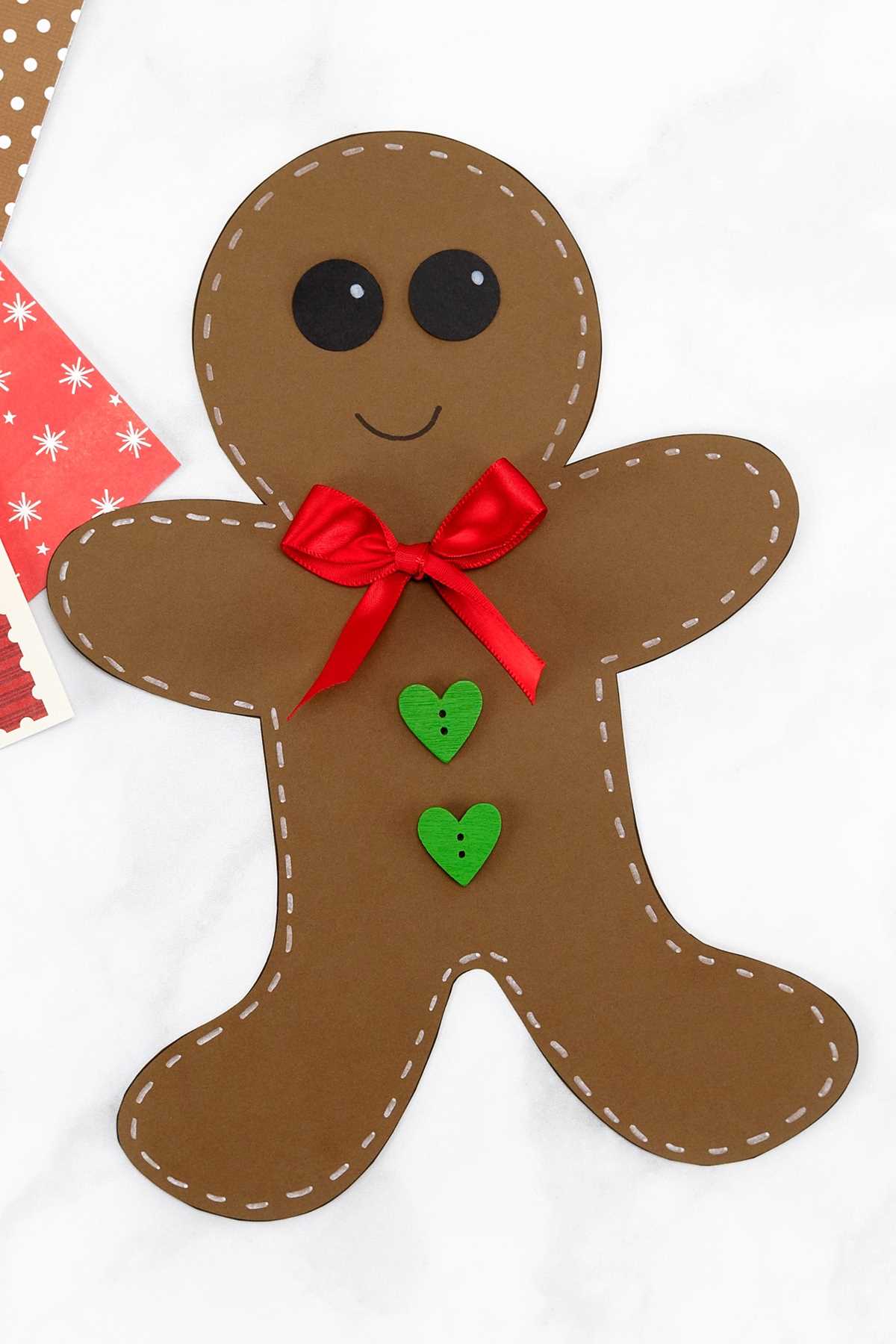 gingerbread man cut out printable