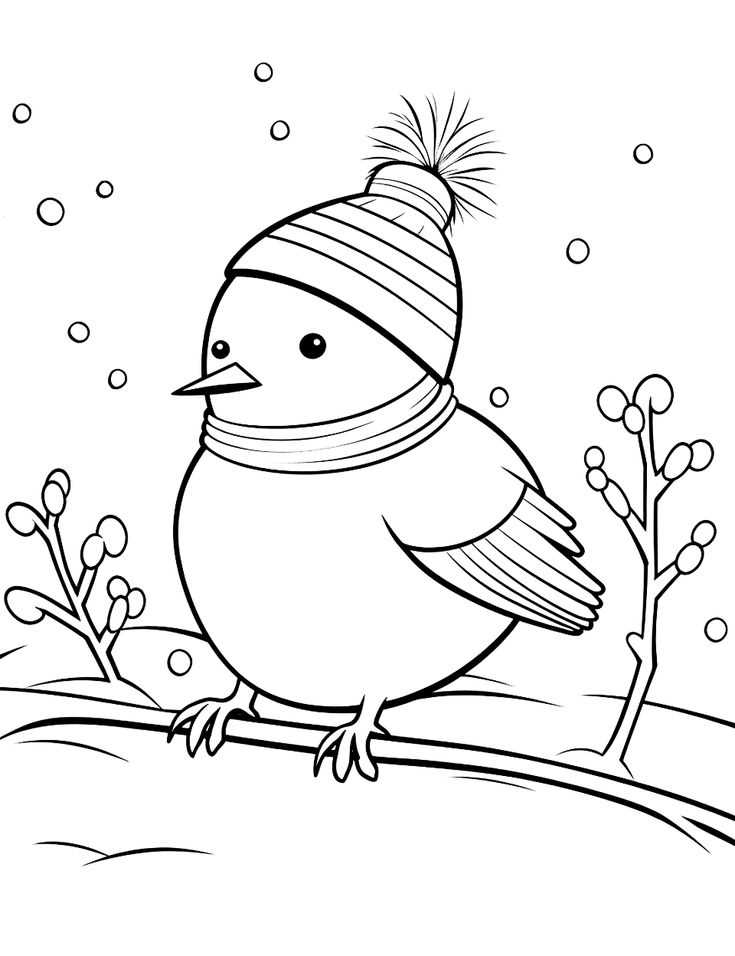 free printable coloring pages winter
