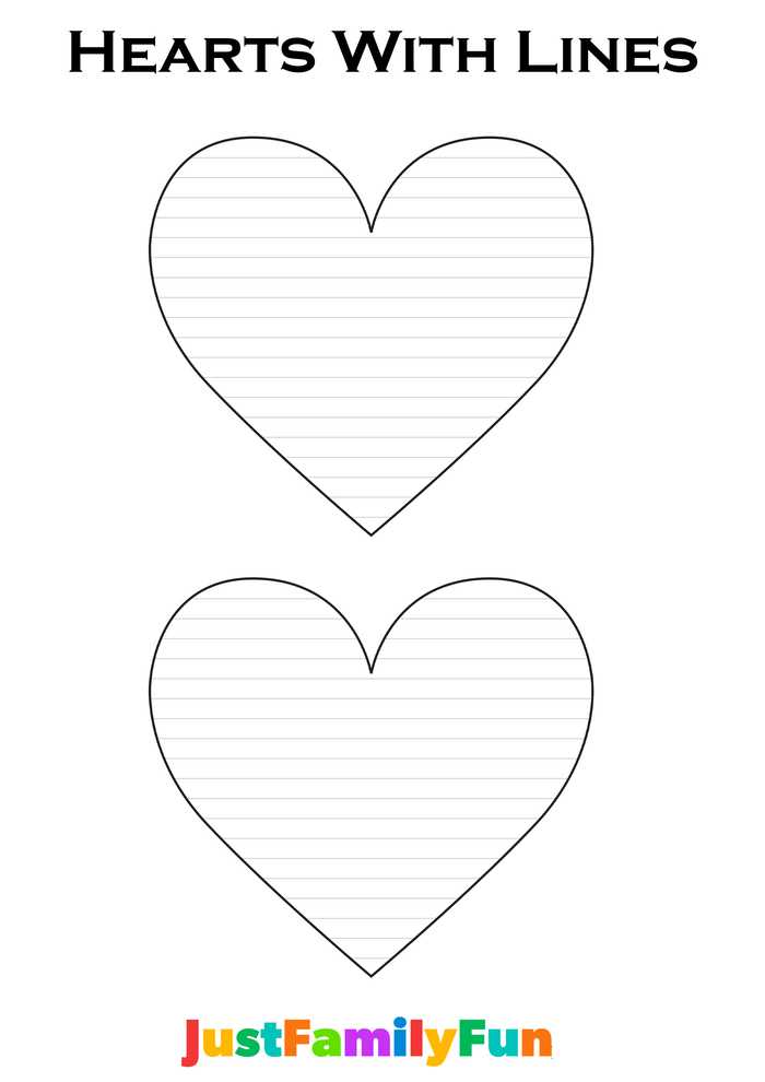 heart shape outline printable