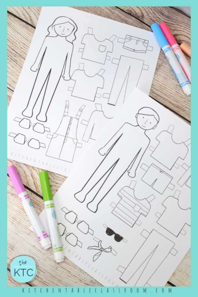 paper doll cut out printable paper doll cut out printable
