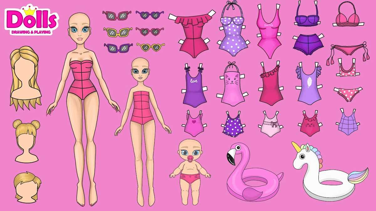 paper doll dress up printable