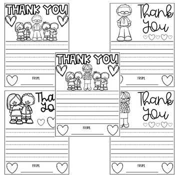 paraprofessional thank you card printable
