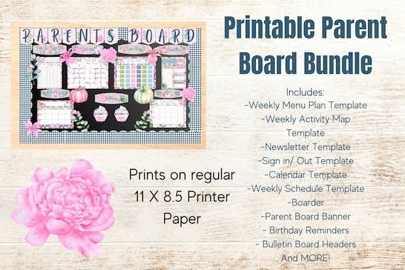 parent board printables free
