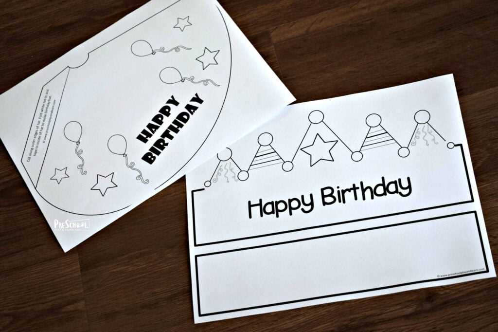 party hat printable template