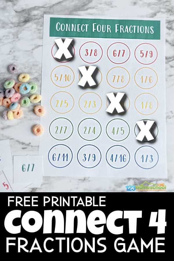 connect four printable