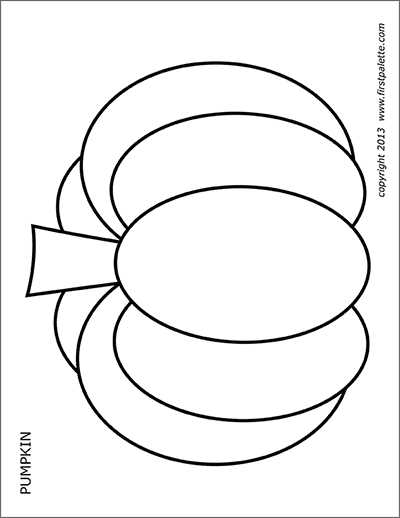 pumpkin outline template printable