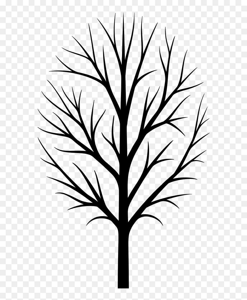 printable bare tree