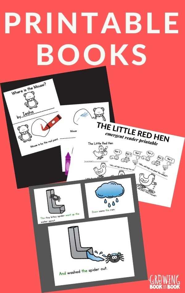 printable story books