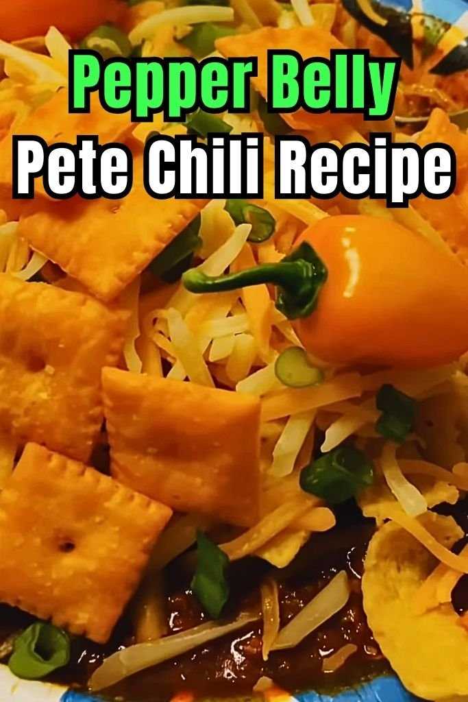 pepper belly pete chili recipe printable