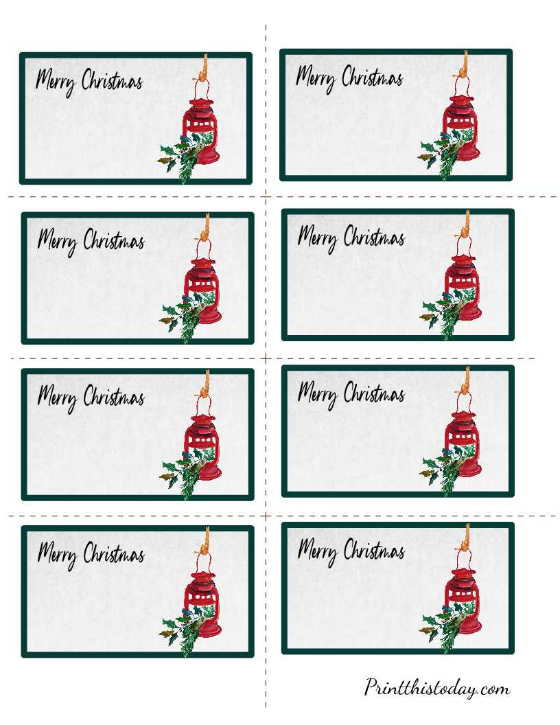 xmas labels printable