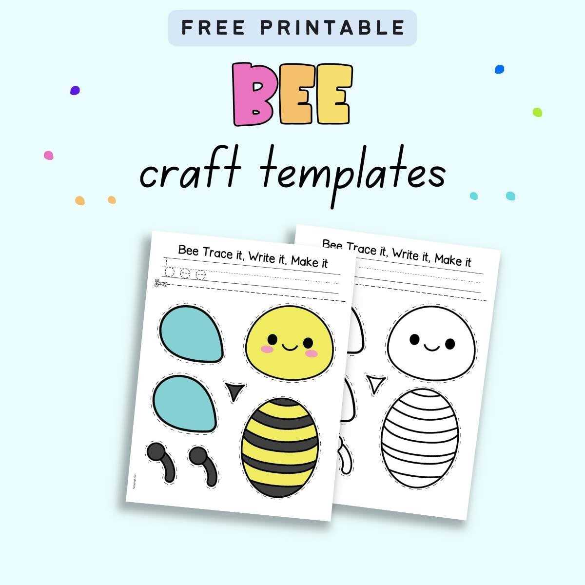 craft templates free printable