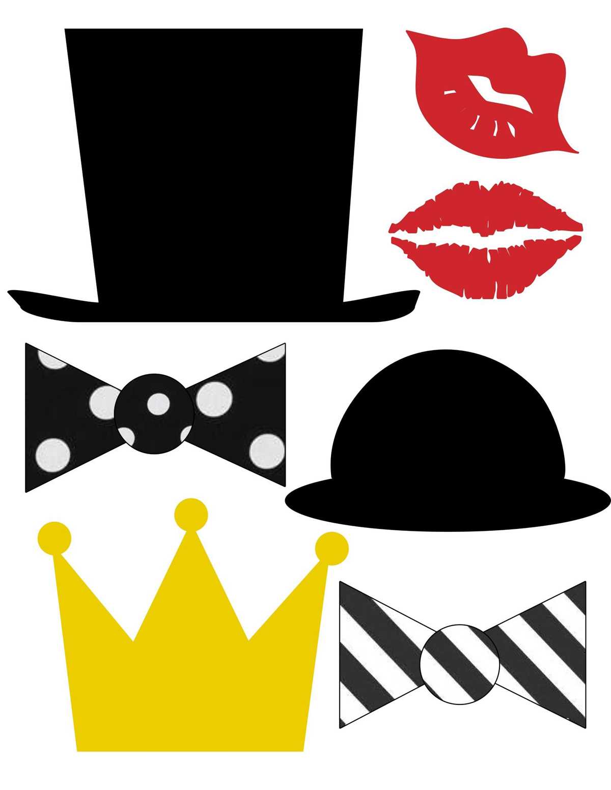 photo booth printable templates